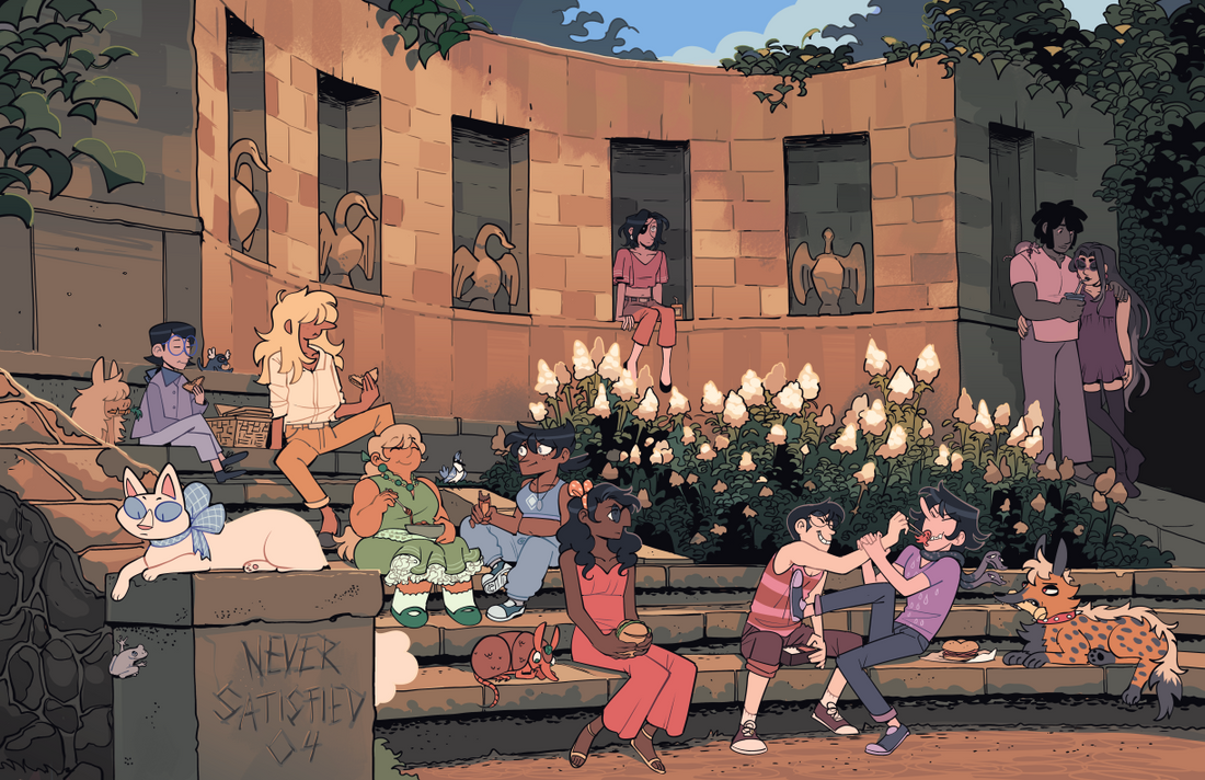 Never Satisfied - Let's Have Lunch Print from Never Satisfied - Webcomic Merchandise