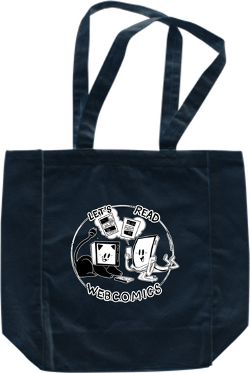 Let's Read Webcomics! tote bag