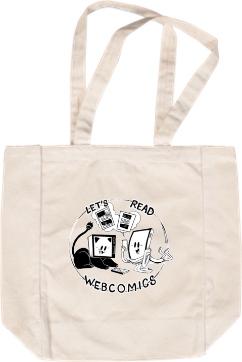 Let's Read Webcomics! tote bag