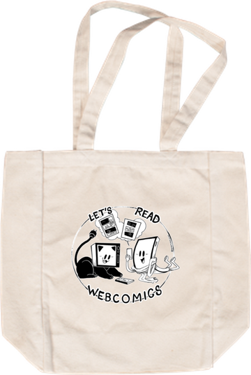 Let's Read Webcomics! tote bag