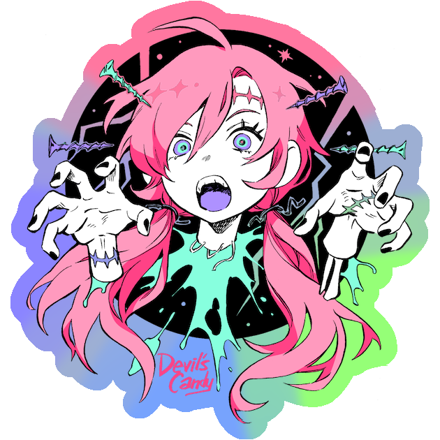 Devil's Candy - Pandora Die Cut Stickers