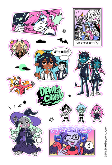 Devil's Candy - Sticker Sheet