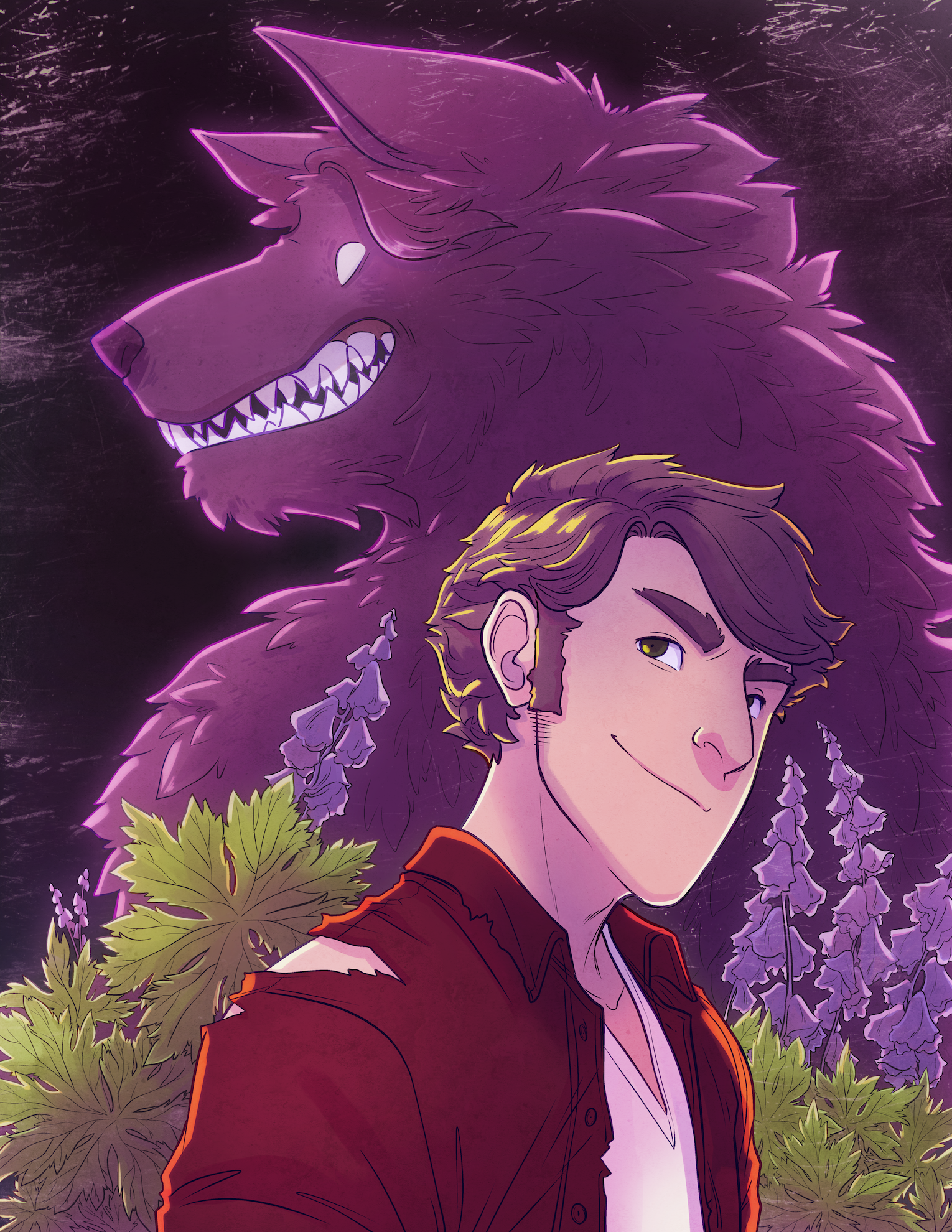 How to be a Werewolf - Elias Postcard Print