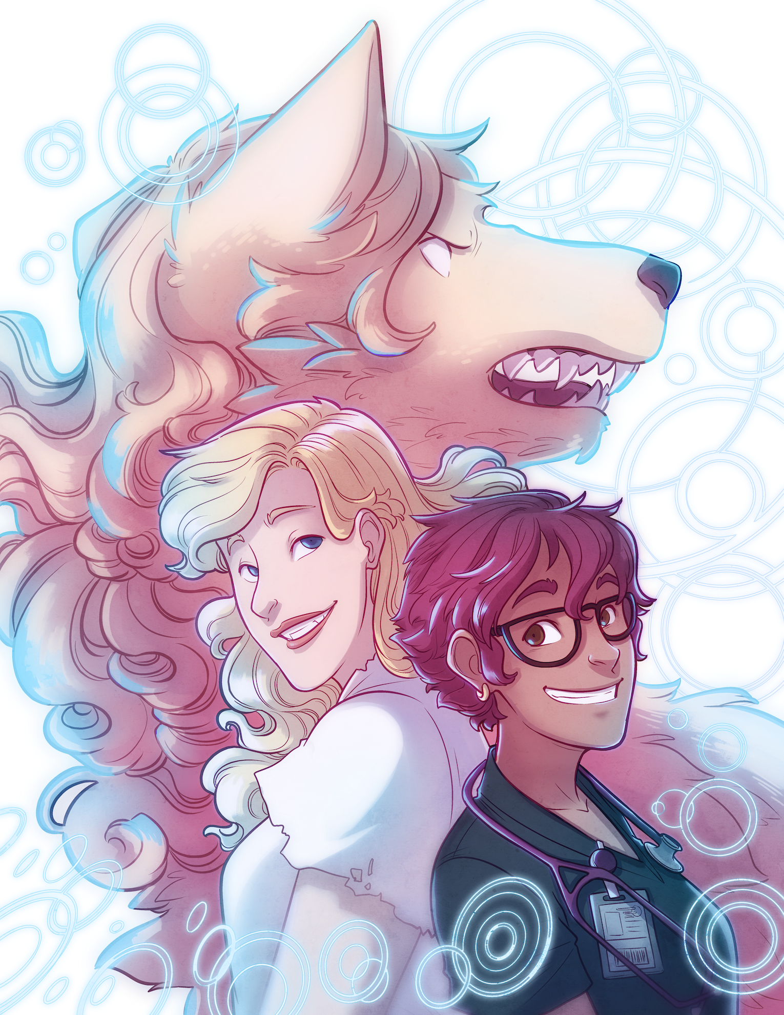 How to be a Werewolf - Marin and Marisa Postcard Print