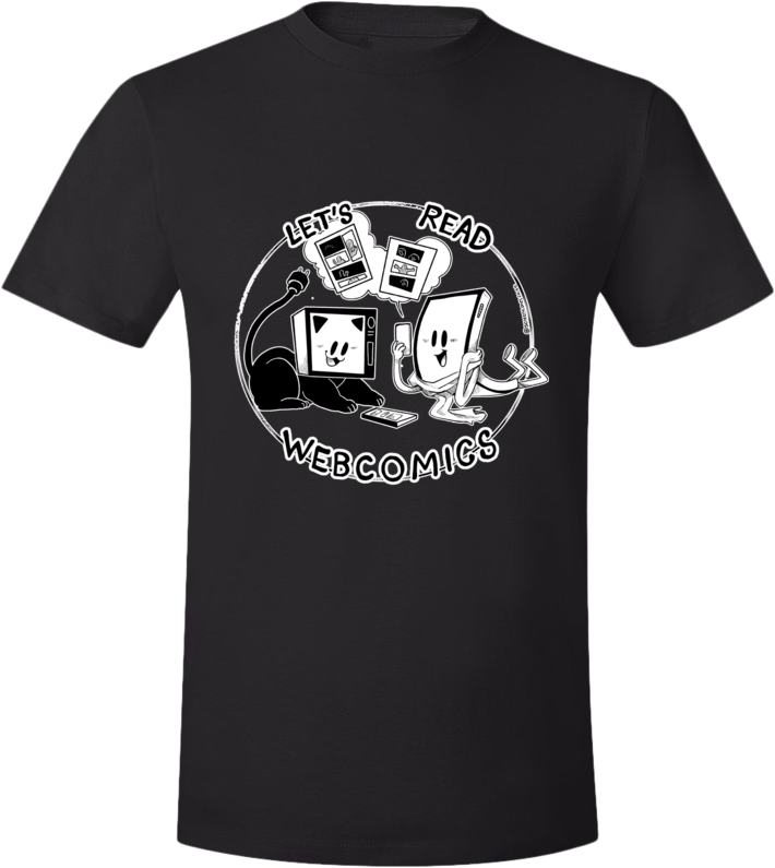 Let's Read Webcomics! T-Shirt