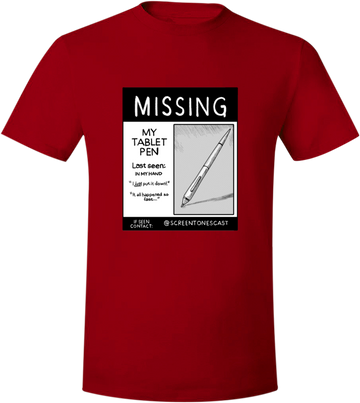 Missing! Tablet Pen T-Shirt