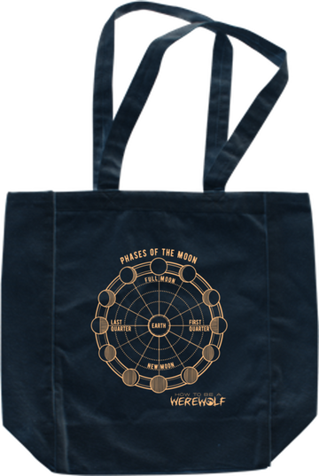 HTBAW - Phases of the Moon Tote dark