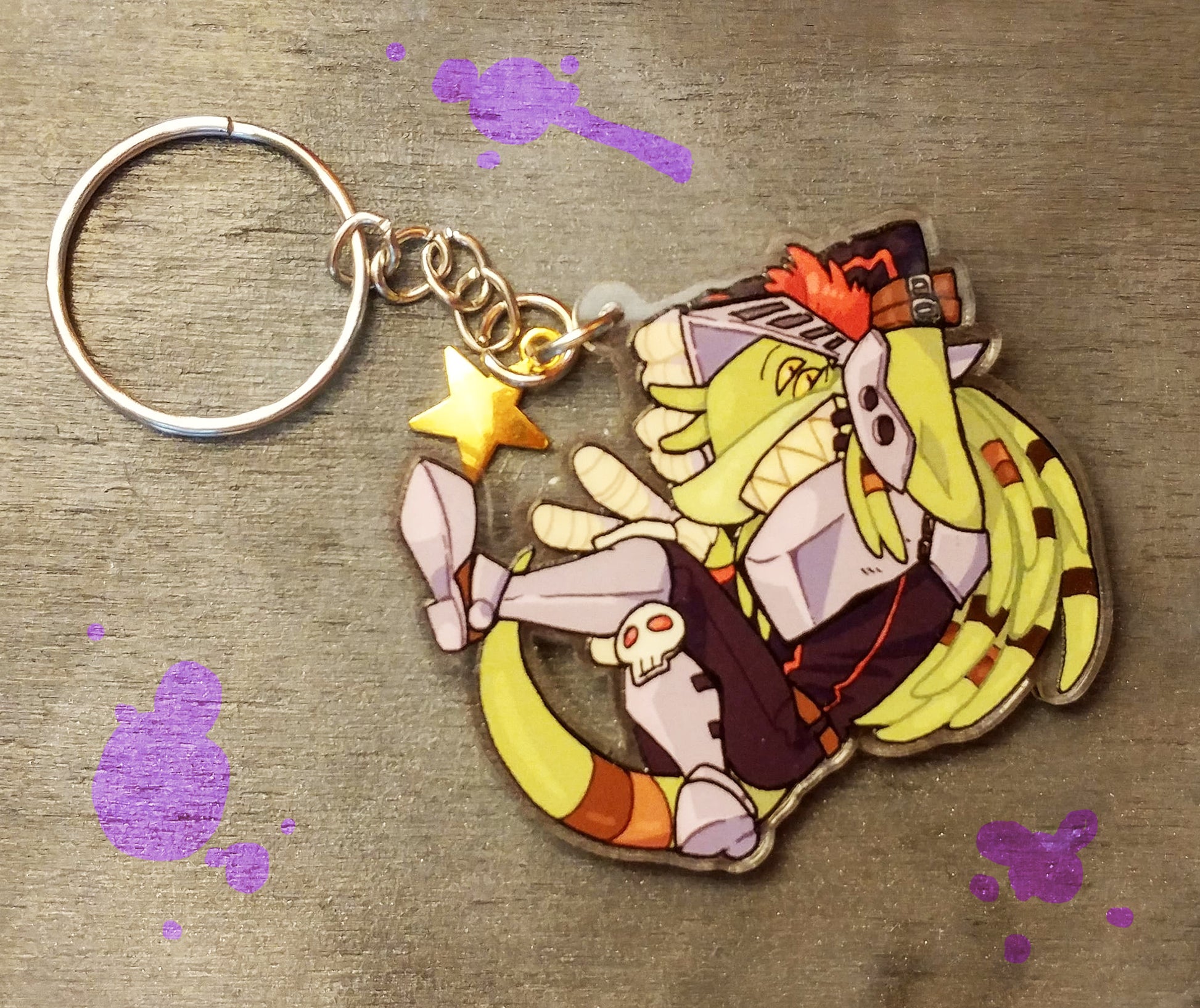 Boggmouth Charm from Ghost Junk Sickness - Webcomic Merchandise 