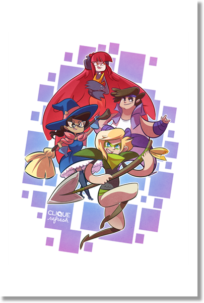 Clique Refresh - Guild in Action from Clique Refresh - Webcomic Merchandise 