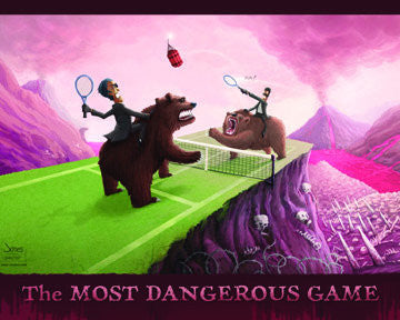 SMBC - The Most Dangerous Game Poster from SMBC - Webcomic Merchandise 