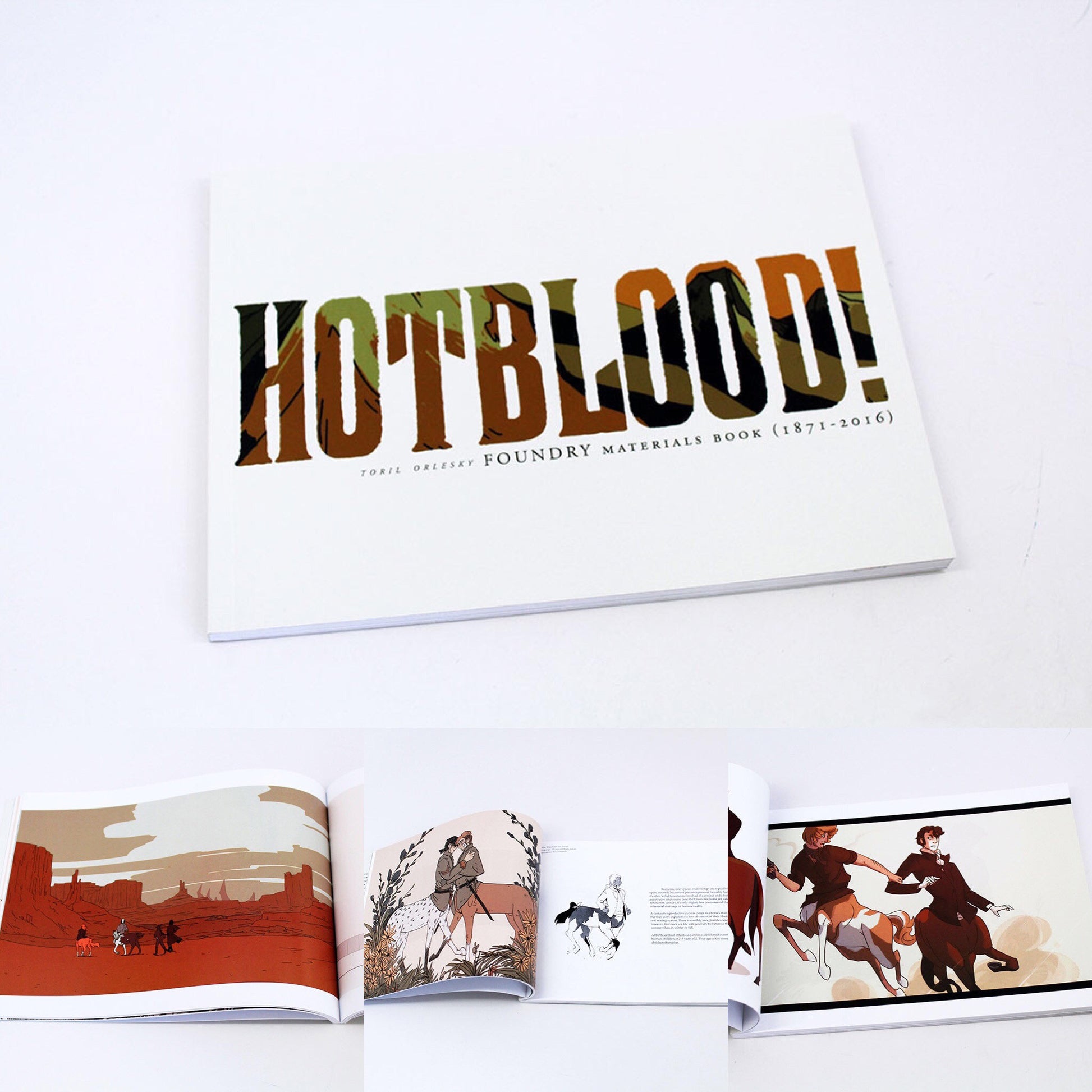 Hotblood! Foundry Art Book from Sparkler - Webcomic Merchandise 