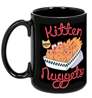 Kitten Nuggets mug from The Weave - Webcomic Merchandise 