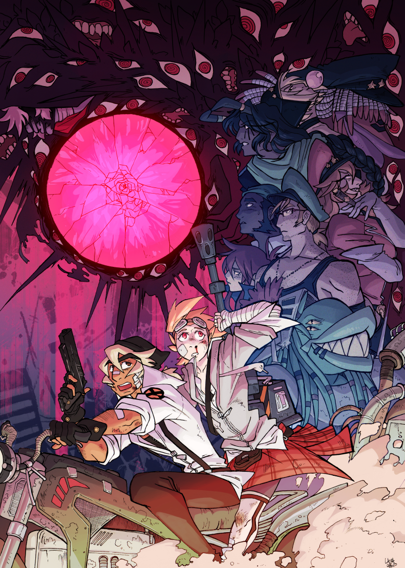 Ghost Junk Sickness Chaos Print from Ghost Junk Sickness - Webcomic Merchandise 