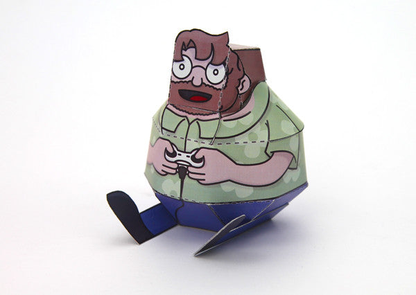 Whomp! - Fold-Up Paper Ronnie from Whomp! - Webcomic Merchandise 