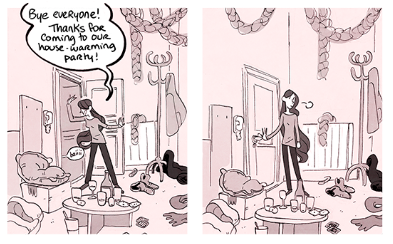 Behind Curtains: a Go Get a Roomie short