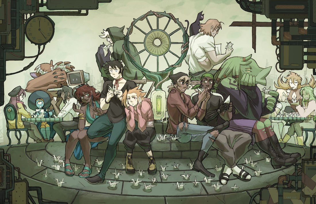 Ghost Junk Sickness - 8th anniversary print