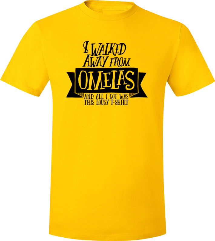 Omelas T-Shirt Unisex from Wonderlust - Webcomic Merchandise 