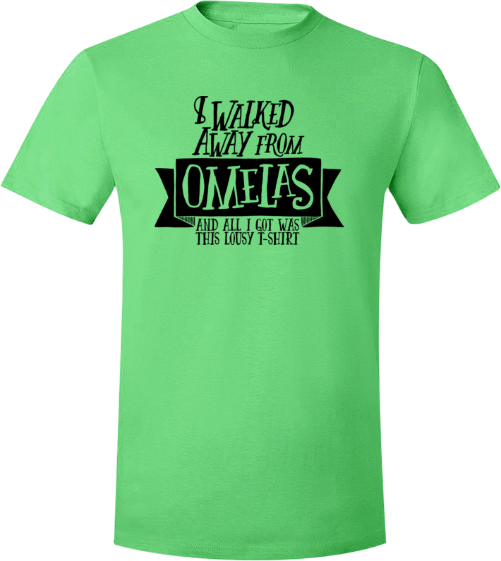 Omelas T-Shirt Unisex from Wonderlust - Webcomic Merchandise 