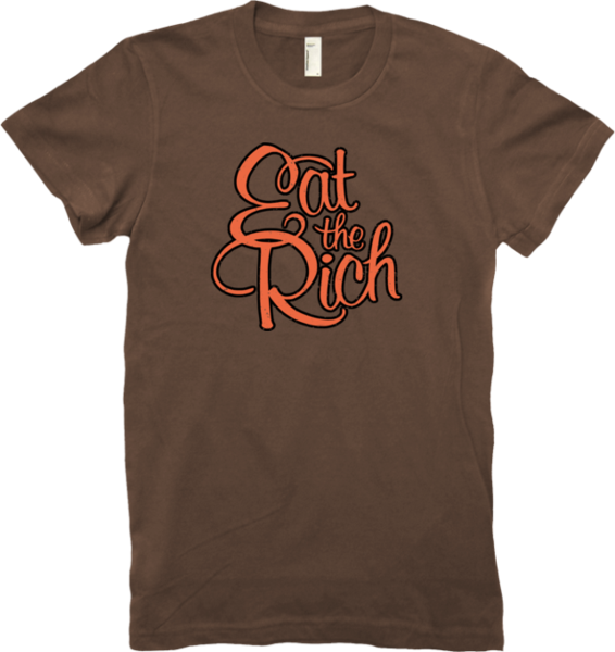 Eat The Rich T-Shirt Women's from Wonderlust - Webcomic Merchandise 