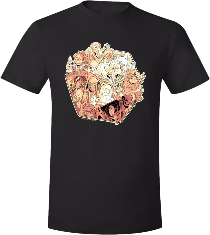DND Tee from Hiveworks - Webcomic Merchandise 