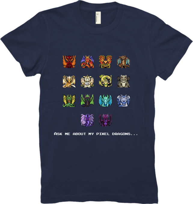 Ask Me About My Pixel Dragons