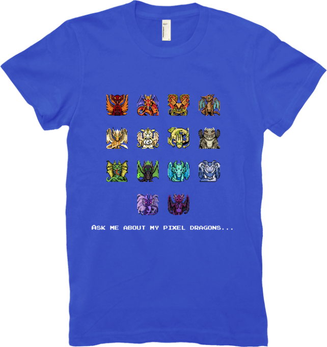 Ask Me About My Pixel Dragons