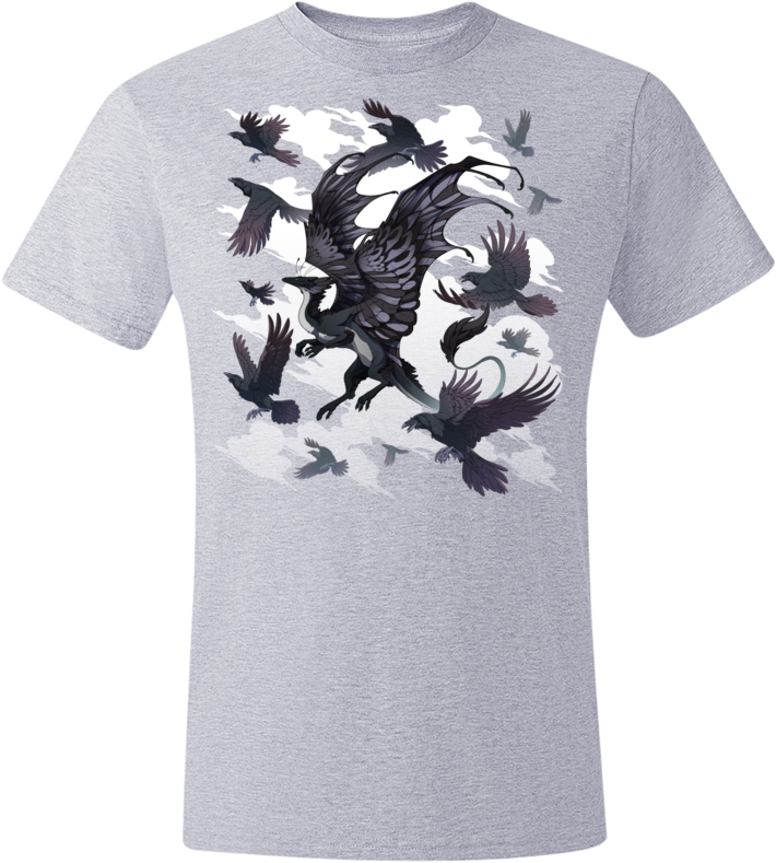 Flocking Skydancer Tee (Unisex) from Flight Rising - Webcomic Merchandise 