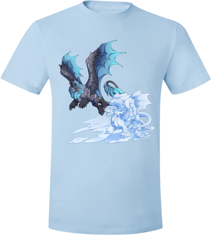 Snow Day Tee (Unisex) from Flight Rising - Webcomic Merchandise 