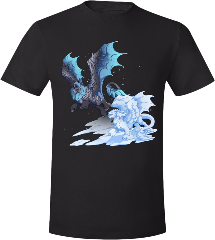 Snow Day Tee (Unisex) from Flight Rising - Webcomic Merchandise 