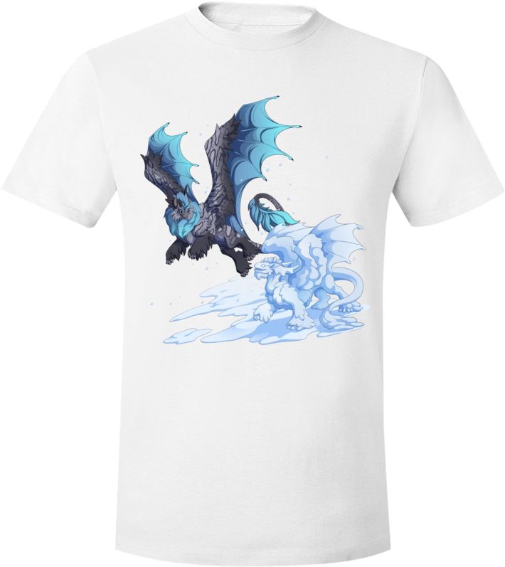 Snow Day Tee (Unisex) from Flight Rising - Webcomic Merchandise 