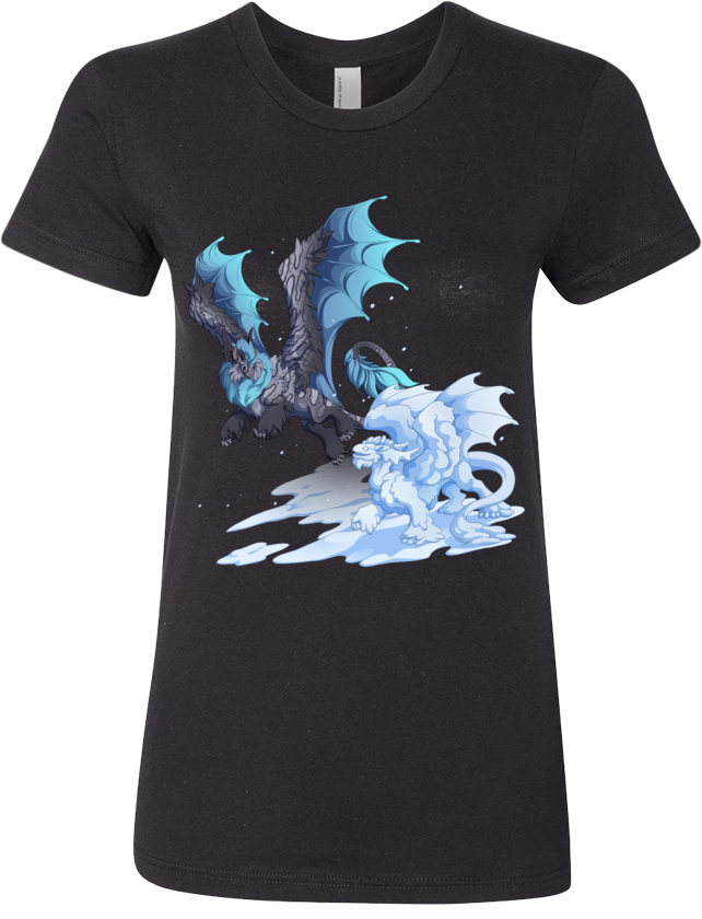 Snow Day Tee (Women's) from Flight Rising - Webcomic Merchandise 