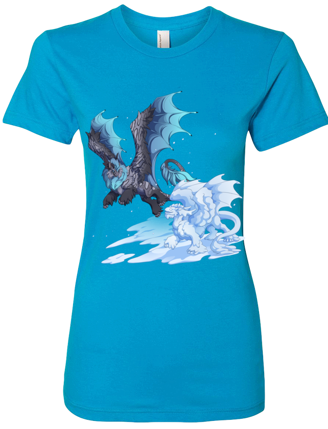 Snow Day Tee (Women's) from Flight Rising - Webcomic Merchandise 
