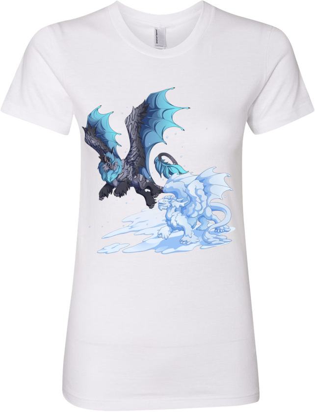 Snow Day Tee (Women's) from Flight Rising - Webcomic Merchandise 