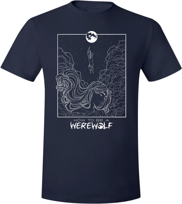 Malaya's Werewolf Headspace T-Shirt (Unisex, Dark)