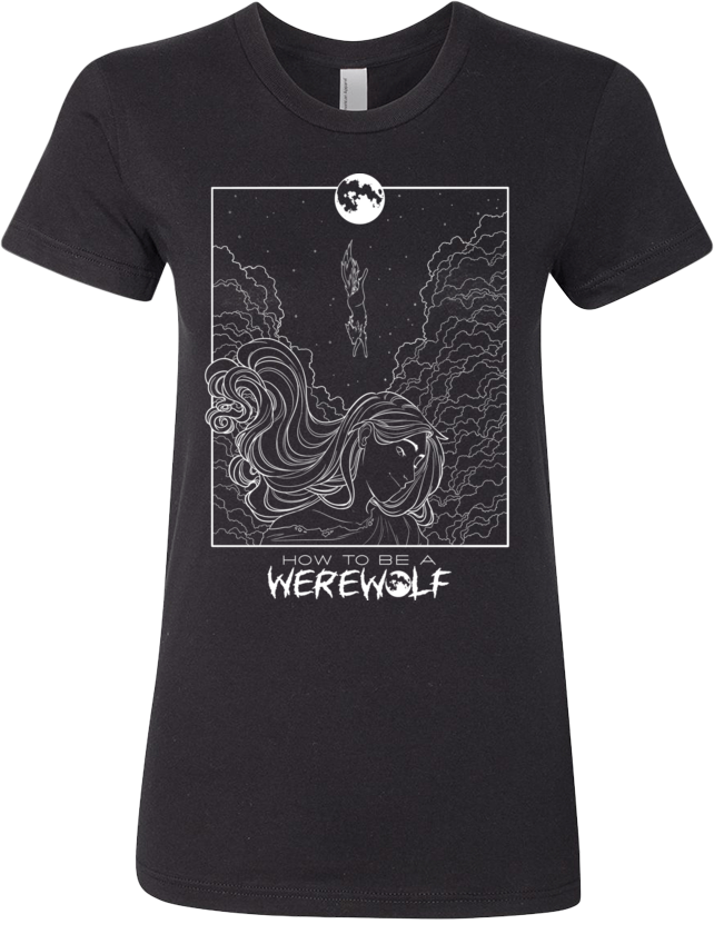 Malaya's Werewolf Headspace T-Shirt (Women's, Dark)