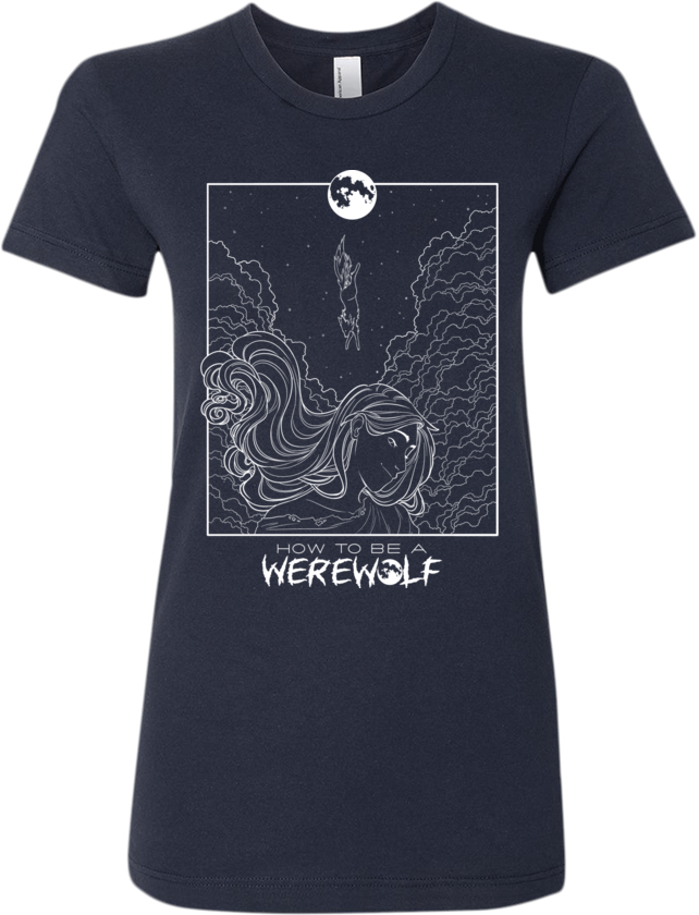 Malaya's Werewolf Headspace T-Shirt (Women's, Dark)