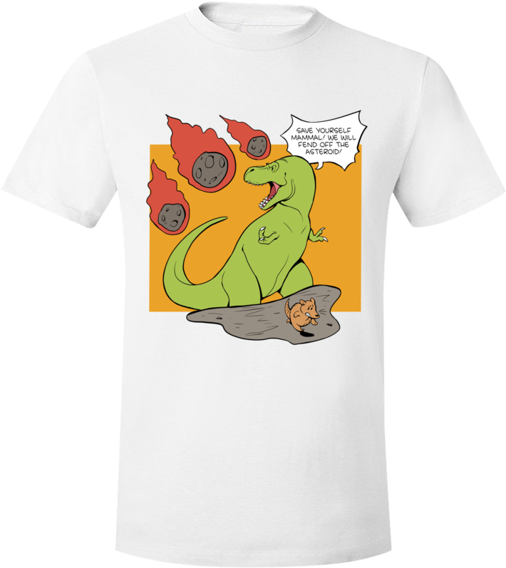 SMBC - Save Yourself Mammal Shirt from SMBC - Webcomic Merchandise 