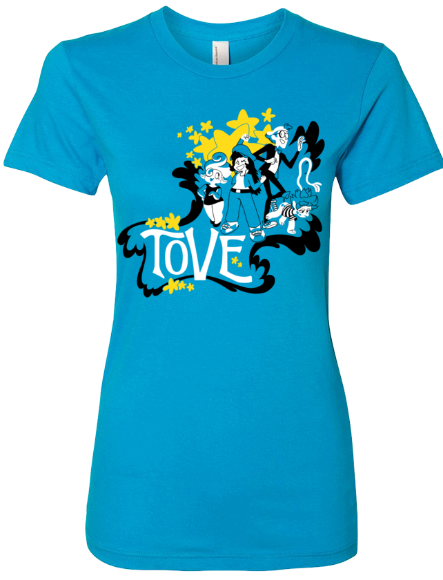 The T Crew Tee (Women's) from Tove - Webcomic Merchandise 