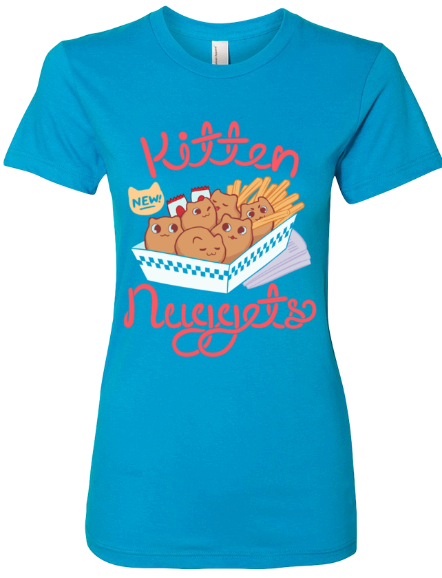 Kitten Nuggets Tee (Women's) from The Weave - Webcomic Merchandise 