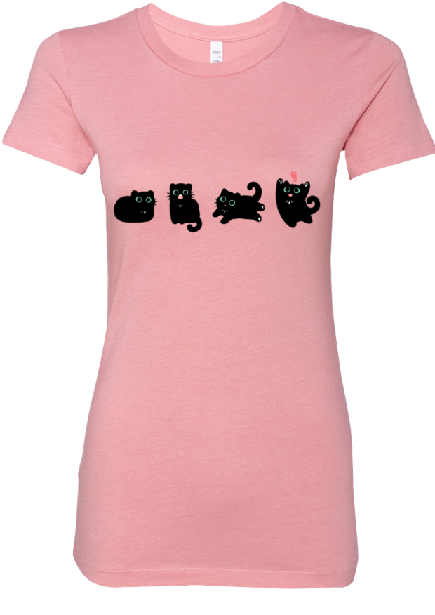 Kitten Party Tee (Women's) from The Weave - Webcomic Merchandise 