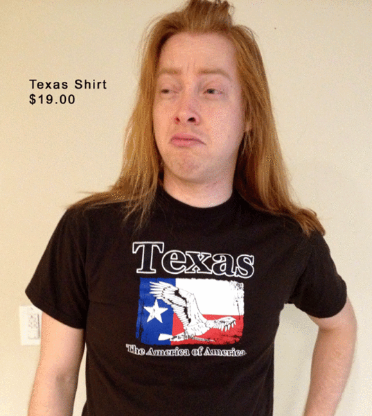 SMBC - Texas Shirt from SMBC - Webcomic Merchandise 