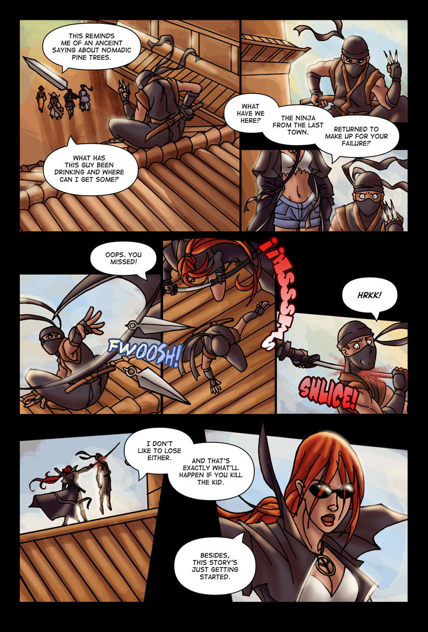 No Need for Bushido Vol. 1: Fresh Outta Swords from No Need for Bushido - Webcomic Merchandise 
