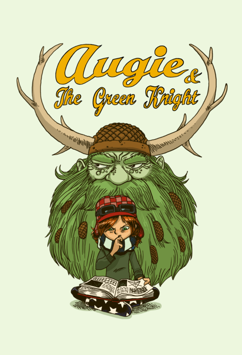Augie and the Green Knight from SMBC - Webcomic Merchandise 