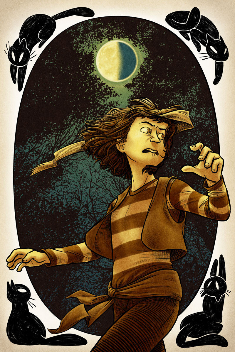 Little Girl Lost Print from Wonderlust - Webcomic Merchandise 