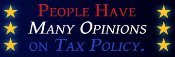 SMBC - "Tax Policy" Bumper Sticker from SMBC - Webcomic Merchandise 