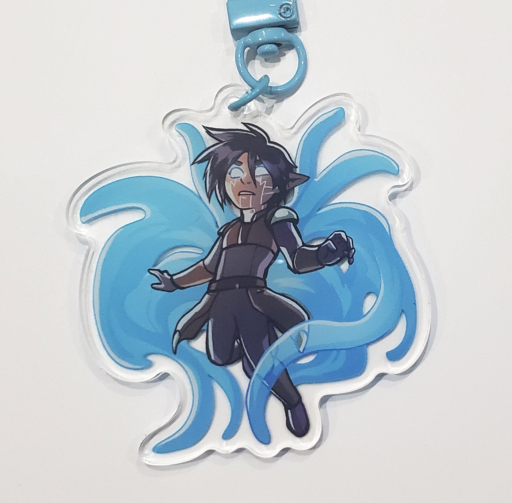 Felix clear acrylic charm