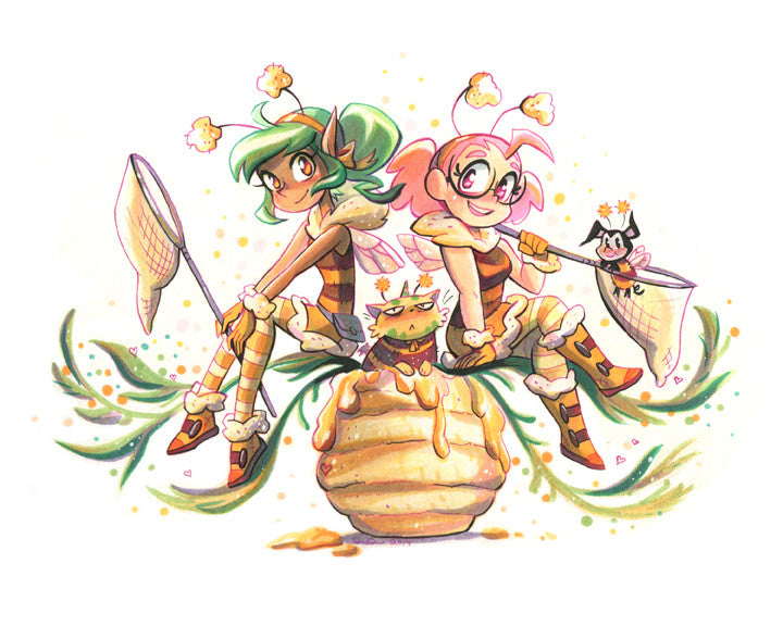 Harpy Gee - Harpy and Opal print from Harpy Gee - Webcomic Merchandise 