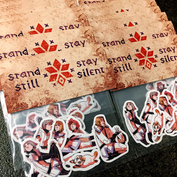 Stand Still Stay Silent - Sticker Pack from Stand Still Stay Silent - Webcomic Merchandise 