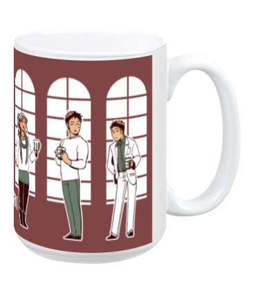 Saint for Rent - Party Mug from Saint for Rent - Webcomic Merchandise 