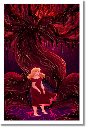 Alice's Tree Print from Alice and the Nightmare - Webcomic Merchandise 